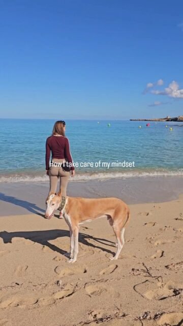 What I do for my mindset 💙🩵💙Nature is my retreat.Here I can breathe freely, here everything can just be.With every step I take, I let go of my thoughts and embrace lightness.The earth beneath my feet, the sky above me—and Ghandi & Fina by my side.That's all I need to reconnect with myself.